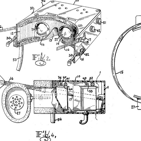 Old drawing of patent image