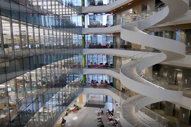Inside view of ISEC Atrium