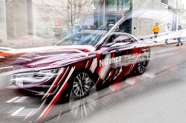 NU autonomous car